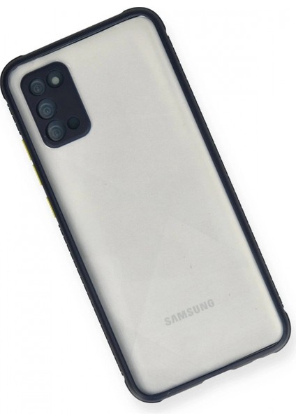 Samsung Galaxy A02S Kılıf Miami Şeffaf Silikon - Lacivert modelleri