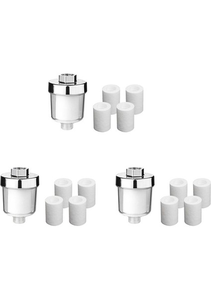 3x Saflaştırıcı Çıktı Evrensel Duş Filtresi Ev Mutfak Muslukları Arıtma Ev Banyo Aksesuarları (Yurt Dışından)