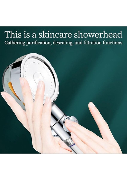 Süper Şarjlı Duş Kafa Duş Başlığı Basınçlı Duş Seti Süper Turbo Duş 3 Sprey Modları Kırmızı (Yurt Dışından) fiyatları