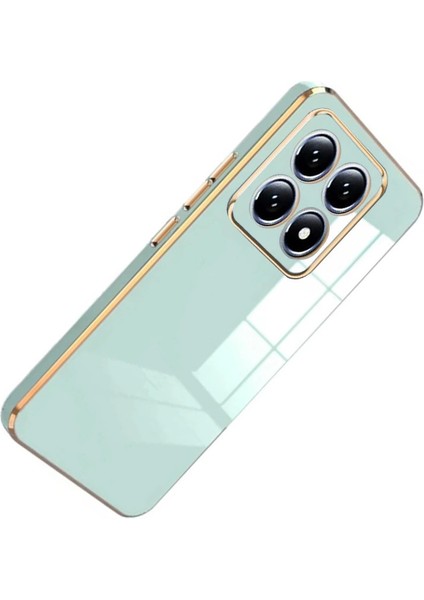 Xiaomi Mi 14T Pro Volet Silikon - Açık Yeşil modelleri