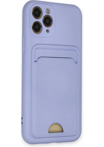 iPhone 11 Pro Kılıf Kelvin Kartvizitli Silikon - Lila fiyatları