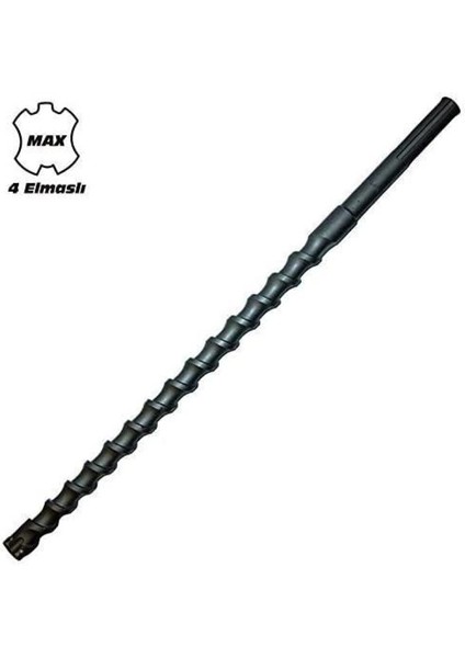 TD50437 Sds Max 4 Elmaslı Matkap Uç 22X520 mm