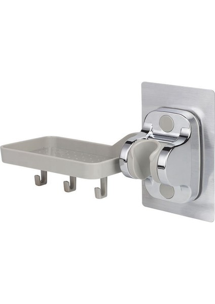 Duş Başlığı Tutucu Abs Duş Tutucu Sondaj Yok Ayarlanabilir Duş Braketi (Sabun Raflı Duş Tutucu) (Yurt Dışından) fiyatları