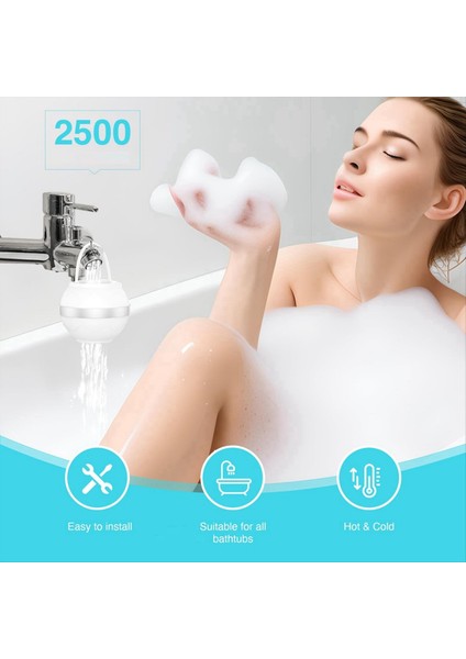 Küvet Su Filtresi-Banyo Topu Musluk Filtresi Temiz Su ve Gelişmiş Duş Ritüellerinin Tadını Çıkarın (Yurt Dışından) fiyatları