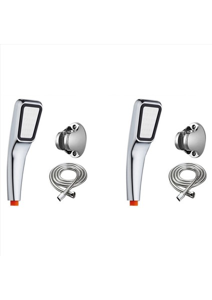 2x 300 Delik Basınçlı Yağış Duş Başlığı El Su Tasarruflu Banyo Püskürtücü Delik Duş Seti (Yurt Dışından) fiyatları