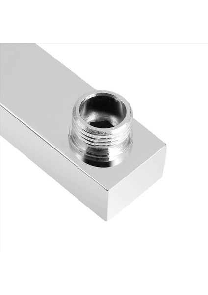5pcs 40 cm Kare Duş Kolu Uzatma Kol Duvarı Duş Duş Çubuğu Yağışlı Yağış Duş Başlık Kolu Krom (Yurt Dışından) fırsatları