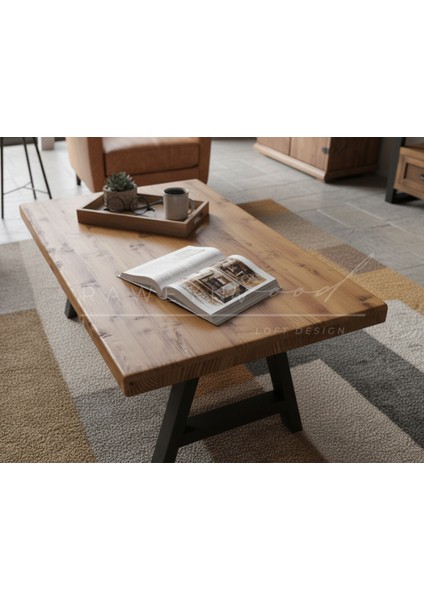 Lau Doğal Ahşap Orta Sehpa 45X45 modelleri