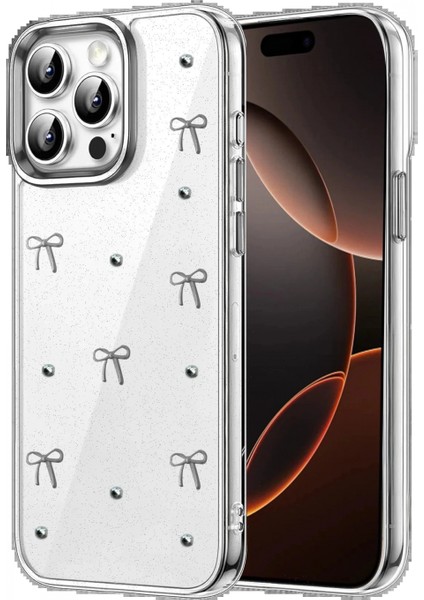 Apple iPhone 15 Pro Max Fiyonk Desenli Kapak - Desen 6