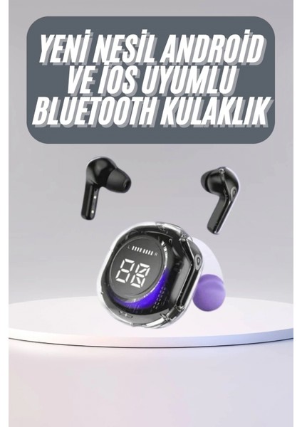 Kulak Içi Bluetooth Kulaklık Anc Enc Özellikli Şarj Göstergeli Kablosuz Kulaklık