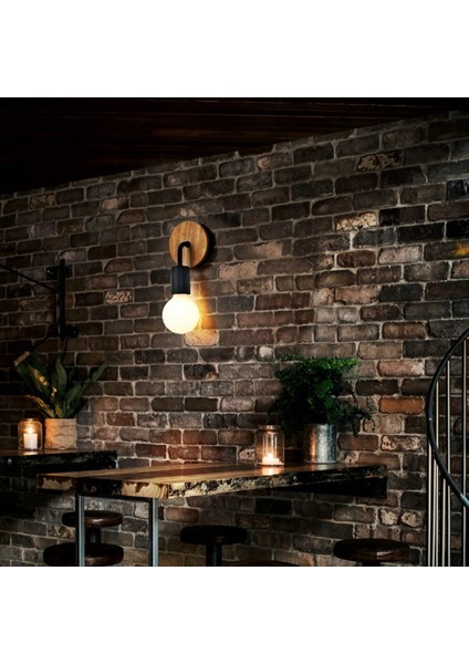 Nordic Postmodern Küçük Duvar Işığı Basit Banyo Koridoru Işık Yatak Odası Başucu Duvar Açık Beyaz (Yurt Dışından) indirimleri