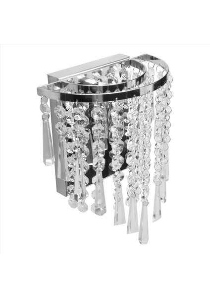 Modern Kristal Duvar Lambası Krom Sconce Duvar Işığı Oturma Odası Banyo Evi Kapalı Işık Dekorasyonu (Yurt Dışından) fırsatları