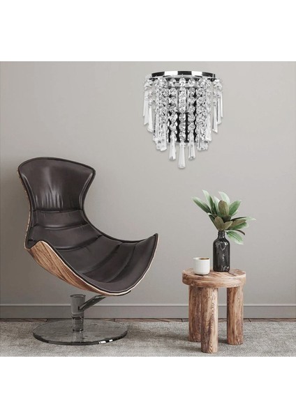 Modern Kristal Duvar Lambası Krom Sconce Duvar Işığı Oturma Odası Banyo Evi Kapalı Işık Dekorasyonu (Yurt Dışından) indirimleri
