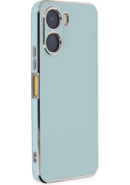 Vivo Y16 Kılıf Volet Silikon - Açık Yeşil