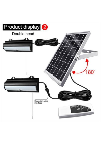 Çift Kafa Güneş Kolye Işık Dış Mekan Su Geçirmez Bahçe Hareket Sensörü LED Dimmable Remote Kordo Güneş Işığı Kulübesi (Yurt Dışından) fiyatları