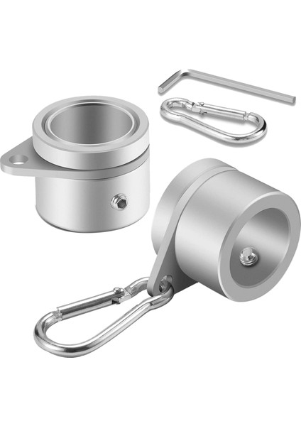 2 Adet Bayrak Direği Halkaları Anti -Sarma Bayrağı Kutup Klipsleri Döner 360 ° Dönen Bayrak Direği Bayrak Montaj Halkaları 1 25 Inç (Yurt Dışından)