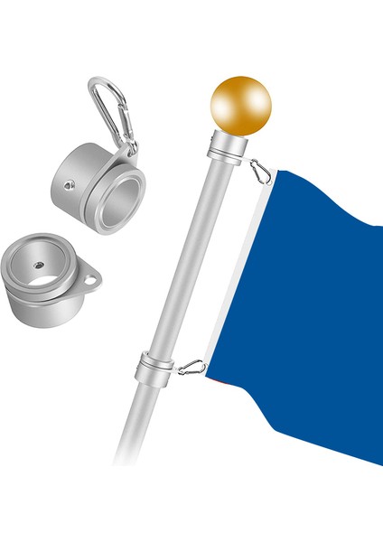 2 Adet Bayrak Direği Halkaları Anti -Sarma Bayrağı Kutup Klipsleri Döner 360 ° Dönen Bayrak Direği Bayrak Montaj Halkaları 1 25 Inç (Yurt Dışından) fırsatları