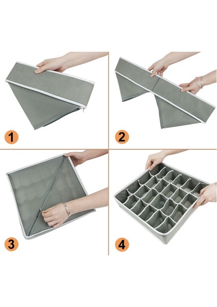 Iç Çamaşırı Iç Çamaşırı Depolama Kutusu Tişört Giysisi Pantolon Depolama Artefakt Organizatör Çekmeceler (Yurt Dışından) fırsatları
