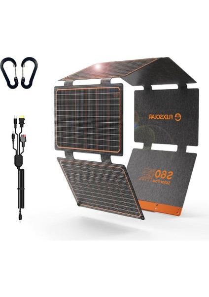 60W Taşınabilir Katlanabilir Güneş Paneli