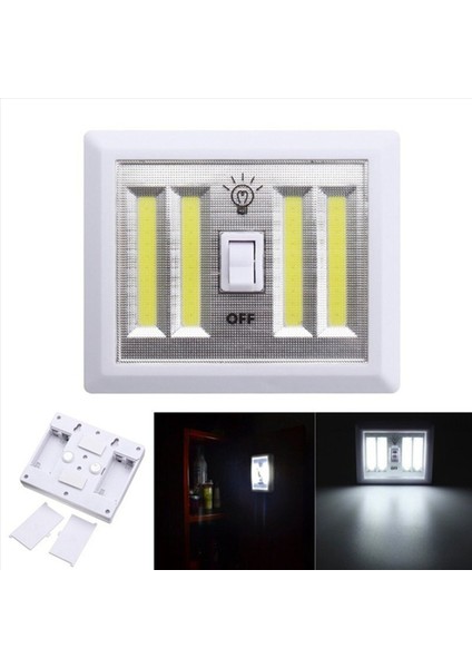 2 Adet Koçan Duvar Lambası Anahtarı LED Pille Çalışan Garaj Dolabı Dolap Lambası Acil Durum Kamp Gece Işıkları (Yurt Dışından) indirimleri