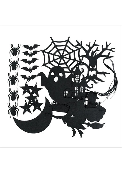 Cadılar Bayramı Korkunç Örümcek Cadı Hayalet Yarasa Kolye Süs Kuaile Cadılar Bayramı Konut Dekorasyonu (Yurt Dışından) fırsatları