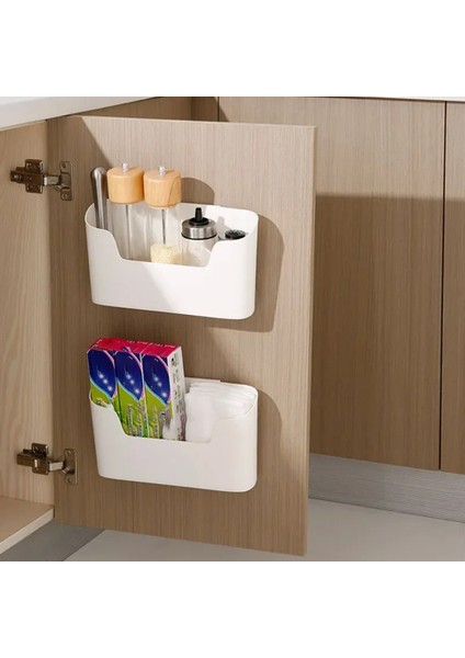 Mutfak Duvarı Monte Yapışkan Depolama Raf Dolabı Kapı Depolama Kutusu Çekmece Raf Banyo Depolama Rafı (Yurt Dışından) fiyatları
