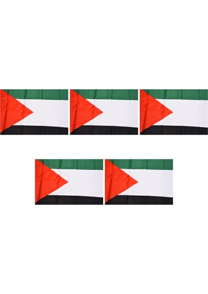5x Filistin Ulusal Bayrağı 5ft x 3ft (Yurt Dışından)