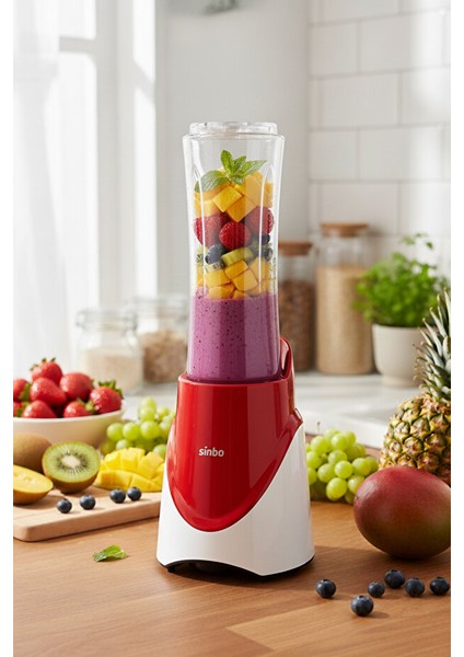 SHB-7508 300W Smoothie Blender ,paslanmaz Çelik Bıçaklı, 570 ml Şişe fiyatları