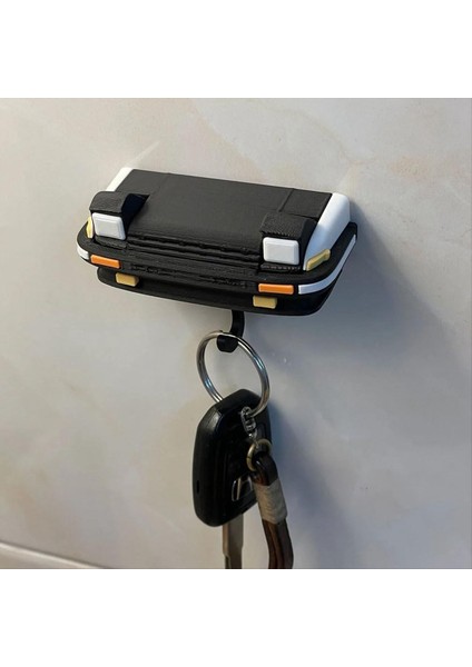 Araba Keychain Kancası Retro Araba Anahtarı Anahtarlık Duvar Montajı Koridor Mutfak Çiftlik Evi Dekoratif Duvar Kırmızı (Yurt Dışından) indirimleri