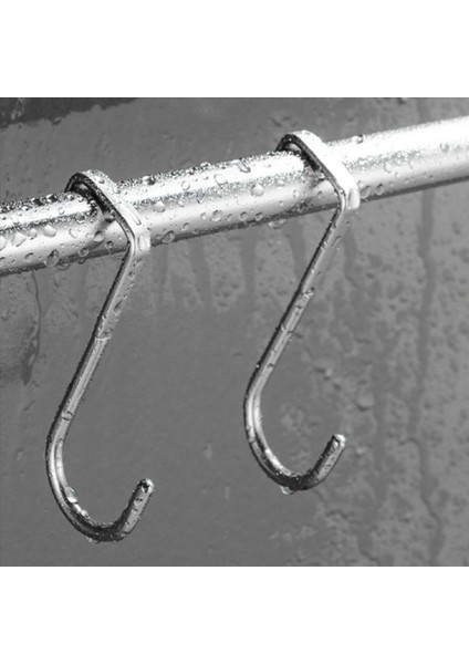 3x Paslanmaz Çelik Perforasyonsuz Dolap Kapı Dikişsiz Kıyafetler Kanca Kapısı Arka Duvar Asılı Kanca (Yurt Dışından) fırsatları