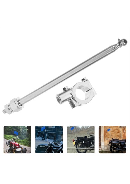 Bisiklet Bayrağı Pole Motosiklet Bayrak Tabanı Bisiklet Talonu Tutucu Montaj Standı Bayrak Kutbu Tutucu Aksesuarları (Yurt Dışından) indirimleri