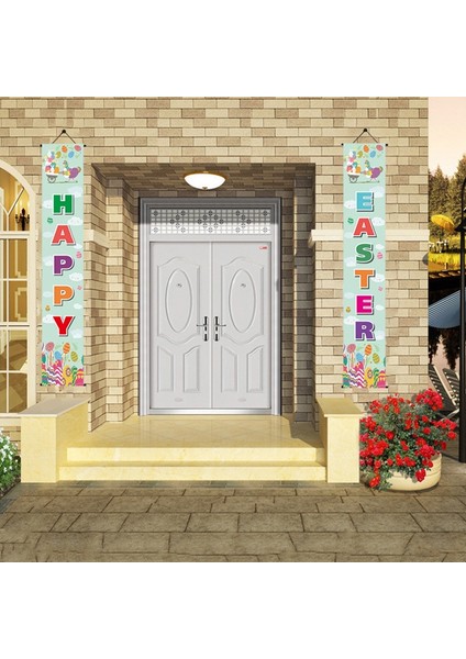Paskalya Dekorasyon Seti Paskalya Sundurma Işareti Hoş Geldiniz Mutlu Paskalya Banner Paskalya Poster Kapı Askısı Bahar (Yurt Dışından) indirimleri