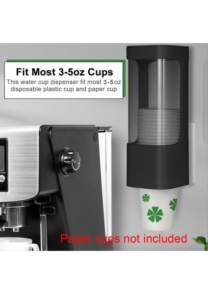 Bardak Dispenser Duvar Montajı Su Soğutucu Kupa Tutucu 3-5 Oz Küçük Bardaklar Ev Ofis Hastane Için Çekme Tipi Bardak Tutucu (Yurt Dışından) indirimleri