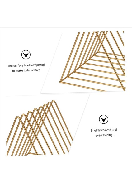 2x Masaüstü Üçgen Kitap Standı Demir Depolama Rafı Altın Masaüstü Kitaplık Organizatörü Masaüstü Kitaplık Modern Kitap Kendini (Yurt Dışından) modelleri