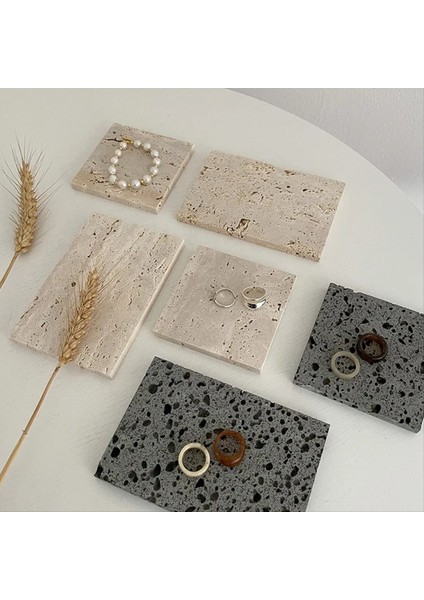 Doğal Taş Ins Feng Online Ünlü Fotoğrafçılık Props Takı Süslemeleri Tepsisi Fotoğrafik Sahne B (Yurt Dışından) fırsatları