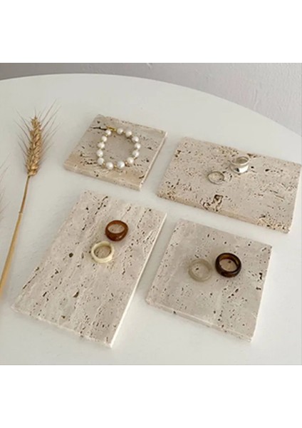 Doğal Taş Ins Feng Online Ünlü Fotoğrafçılık Props Takı Süslemeleri Tepsisi Fotoğrafik Sahne B (Yurt Dışından) indirimleri