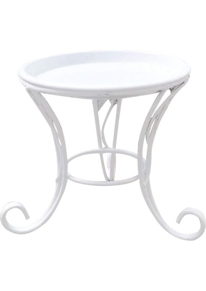 Çiçek Taburesi Metal Çiçek Standı Avrupa Tarzı Balkon Zemin Bahçe Saksı Pot Ekici Tutucu Dekor Tesisi Raf A (Yurt Dışından)