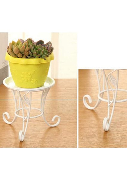 Çiçek Taburesi Metal Çiçek Standı Avrupa Tarzı Balkon Zemin Bahçe Saksı Pot Ekici Tutucu Dekor Tesisi Raf A (Yurt Dışından) indirimleri