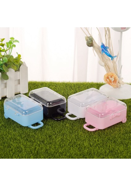 Mavi Mini Roller Seyahat Bavul Şeker Kutusu Kişilik Yaratıcı Düğün Şeker Kutusu Bagaj Tramvay Kılıfı Şeker Oyuncak Küçük Saklama Kutusu (Yurt Dışından) fiyatları