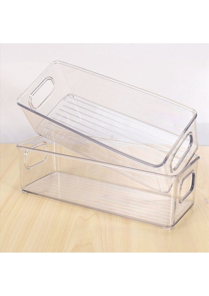 6 Adet Buzdolabı Organizatör Kutuları Kiler Mutfak Tutamaklı Temiz Istiflenebilir Plastik Gıda Depolama Rafı (Yurt Dışından) indirimleri