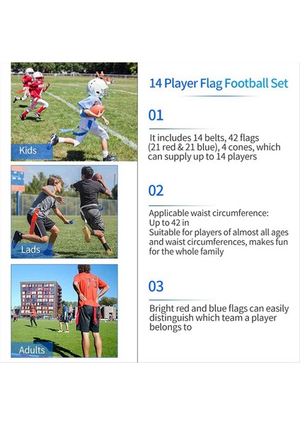 2x Bayrak Futbol Seti 28 Oyuncu Bayrağı Futbol Kemerleri ve Bayraklar Seti Çocuklar Veya Yetişkinler Için Kemer Bayrak Futbolunun Oyuncuları (Yurt Dışından) fırsatları