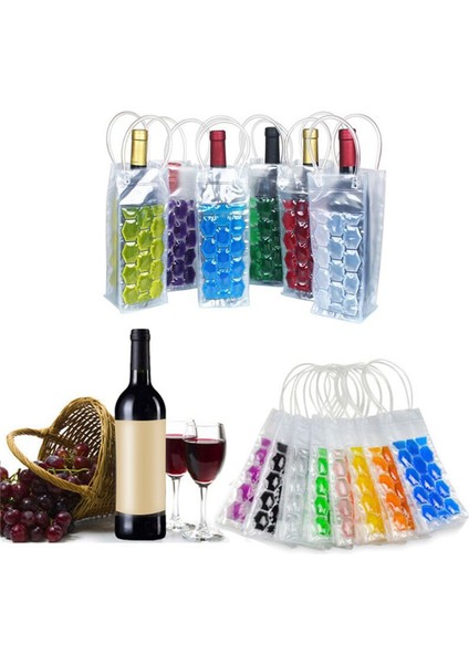 Şarap Şişesi Dondurucu Çanta Taşınabilir Likör Buz Soğuk Araçlar Soğutucu Bira Soğutma Jel Buz Taşıyıcı Tutucu Tutucu (Yurt Dışından) modelleri