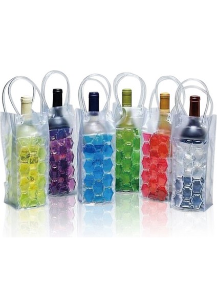 Şarap Şişesi Dondurucu Çanta Taşınabilir Likör Buz Soğuk Araçlar Soğutucu Bira Soğutma Jel Buz Taşıyıcı Tutucu Tutucu (Yurt Dışından) fırsatları