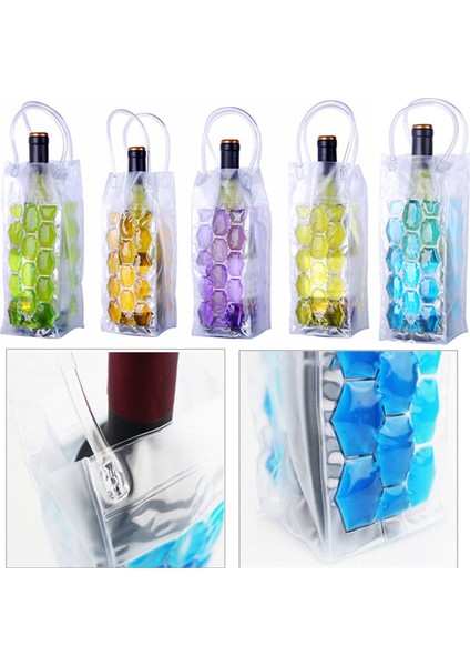 Şarap Şişesi Dondurucu Çanta Taşınabilir Likör Buz Soğuk Araçlar Soğutucu Bira Soğutma Jel Buz Taşıyıcı Tutucu Tutucu (Yurt Dışından) indirimleri