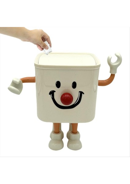 Masa Çöp Kutusu Masa Üst Mücevher Depolama Organizatör Makyaj Organizatörü Çok Fonksiyonlu Alan Tasarrufu Masaüstü Çöp Kutusu (Yurt Dışından)