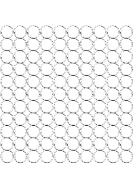 100PCS 25MM Gevşek Yaprak Bağlayıcı Halkalar Anahtar Yüzük Halkaları Halkalar/albüm/craft Için Binder Halkalar (Yurt Dışından)