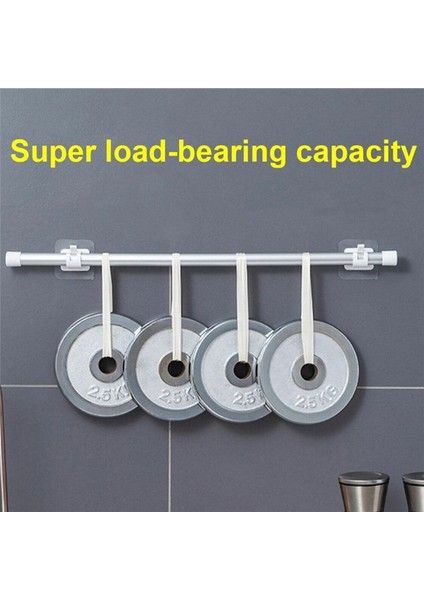 Tırnaksız Perde Çubuğu Için 10 Adet Kancalar Perde Çubuk Braketleri Sondaj Kendi Kendine Yapışkan Sabit Klips Perde Braketi (Yurt Dışından) fiyatları