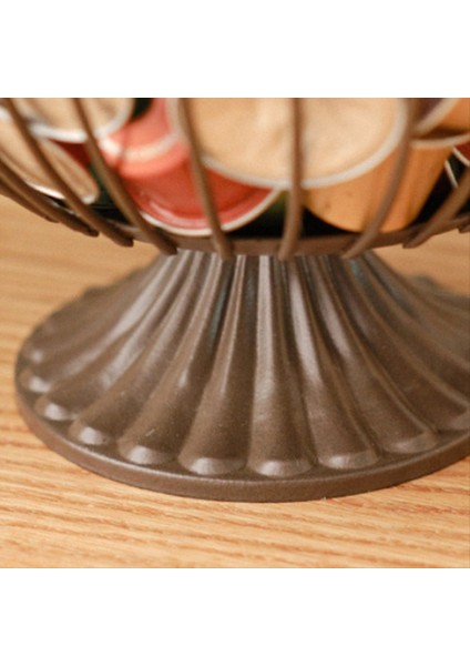 Espresso Kapsül Tutucu Konteyner Sayacı Kahve Pod Tutucu Atıştırmalık Meyve Organizatör Mutfak Aksesuarları Beyaz (Yurt Dışından) indirimleri