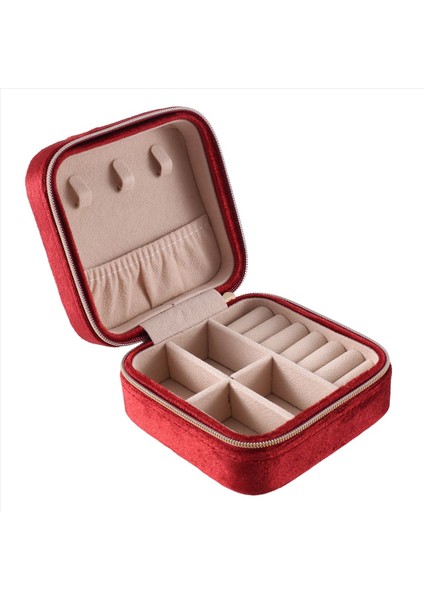 Peluş Velvet Seyahat Takı Kutusu Organizatör Takı Seyahat Organizatör Kadınlar Için Küçük Takı Kutusu (Yurt Dışından) fiyatları