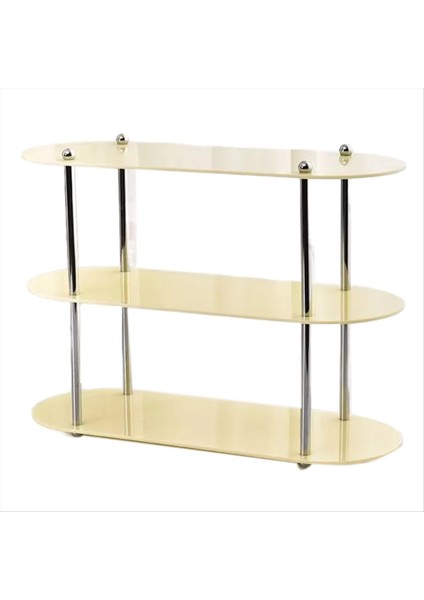 Ins Style Akrilik Çok Katmanlı Depolama Rafı Dekoratif Raflar Masa Organizatör Makyaj Takımları Ev Organizasyonu C (Yurt Dışından)