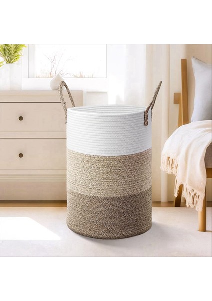 Katlanabilir Kirli Giysiler Sepet Çocuk Oyuncak Pamuk Halat Çamaşır Sepeti Kıyafetler Oyuncaklar Depolama Için Kullanılır (Yurt Dışından) fiyatları